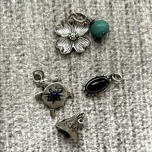 Vintage sterling silver charms